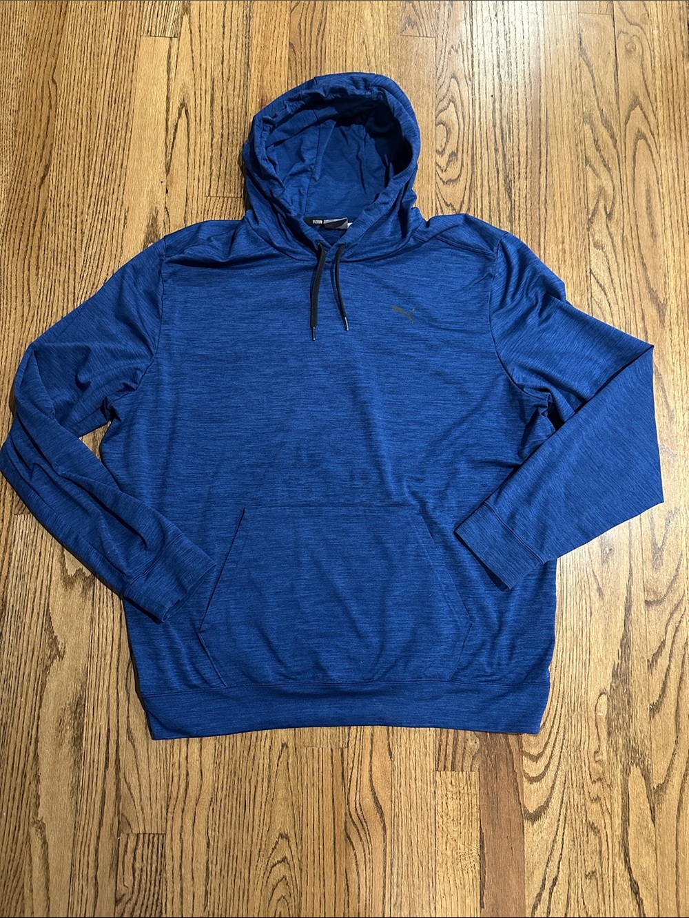 Puma Men's Royal Blue Hooded Athletic Pullover. Size XXL